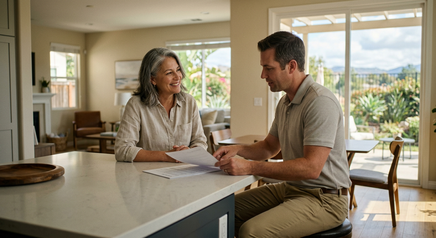 A typical residential home in Ventura County California