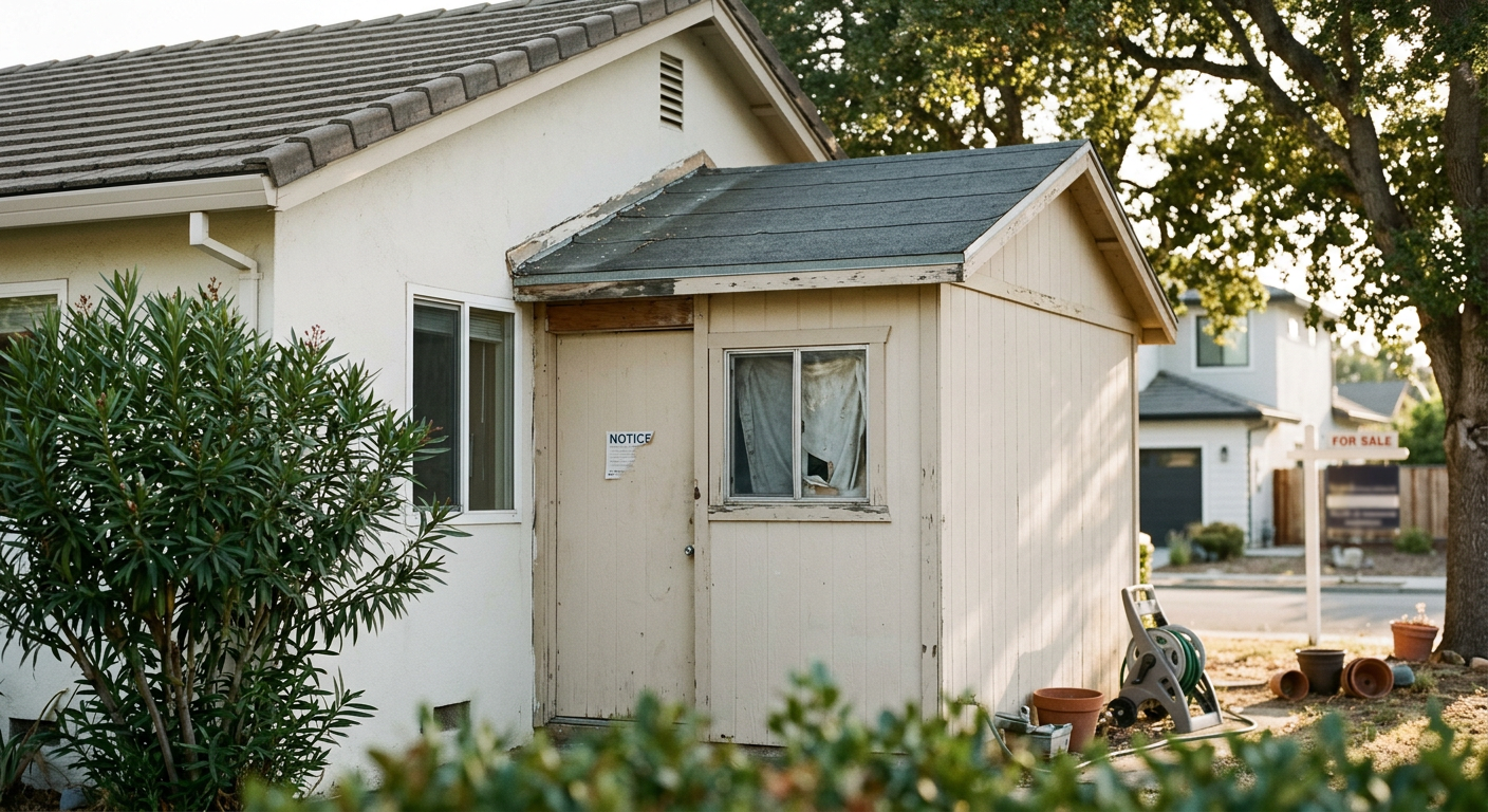 Single-family home in Ventura County with potential code compliance considerations