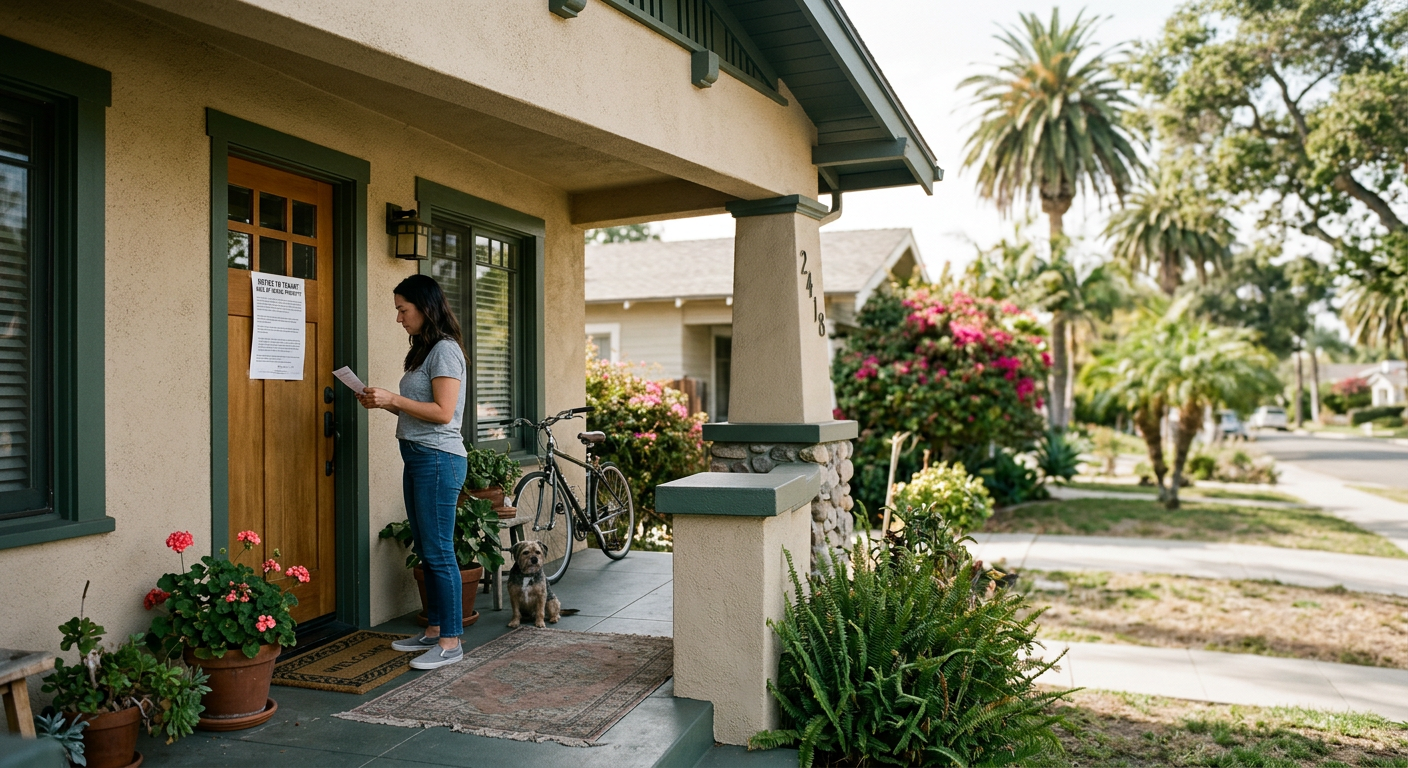 Suburban rental property in Ventura County California