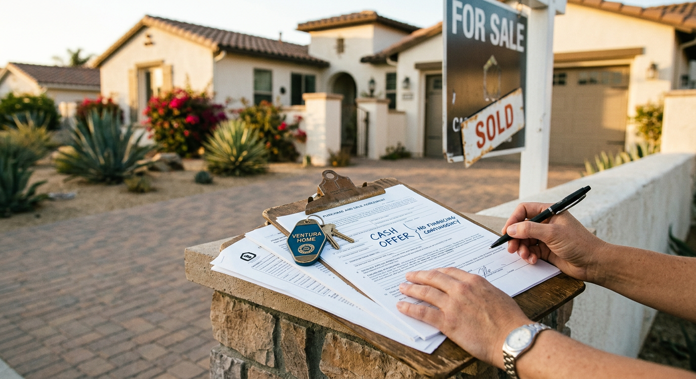 Suburban home in Ventura County California eligible for a fast cash offer